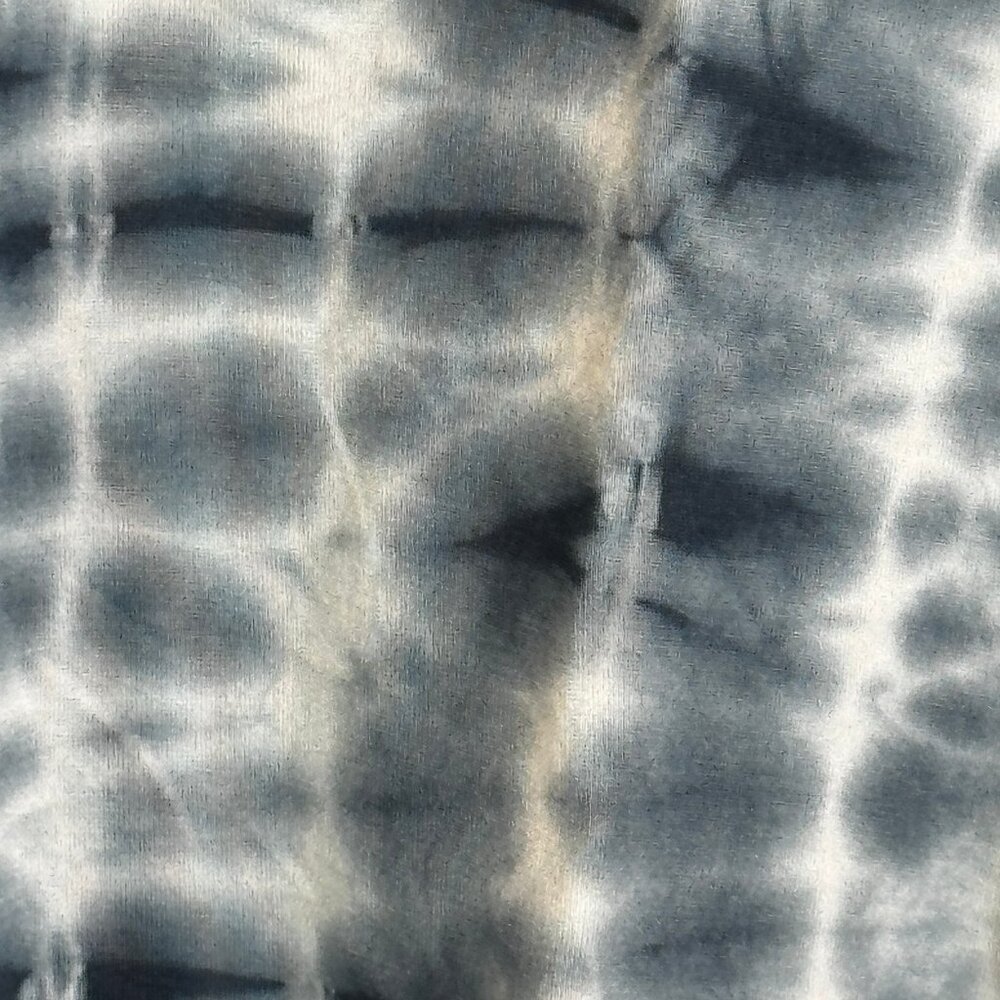 Lululemon Back In Action Long Sleeve Shirt Shibori Square Ocean Air True Navy L - Picture 5 of 9